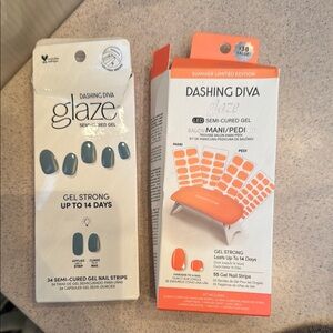 Glaze Semi-Cured Gel Nail Strips - semi cured new in box